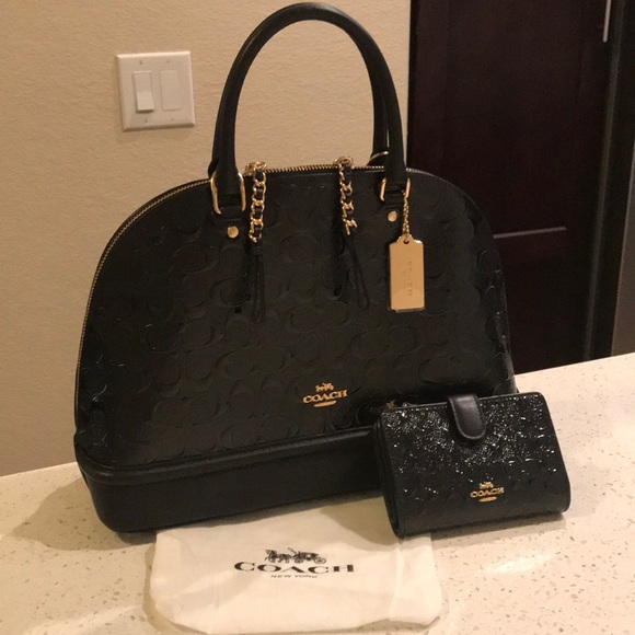 Coach Handbags - NWT Coach Limited Edition Sierra Satchel w/ Wallet